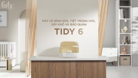 Máy úp bình sữa, tiệt trùng UVC, sấy khô và bảo quản Tidy 6 | FATZBABY