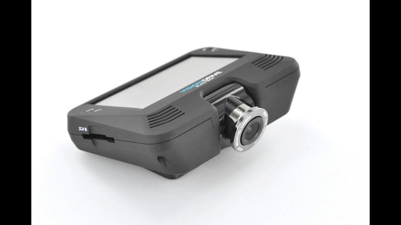 Видеорегистратор VisionDrive VD-9600WHG/B - YouTube