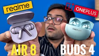 Realme Buds Air 8 vs OnePlus Buds 4 ⚡🔥 Which Earbuds provides better Output ??