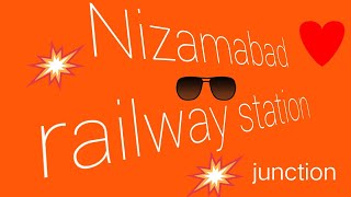 Indian railways Nizamabad Electrification works Nizamabad railway station 