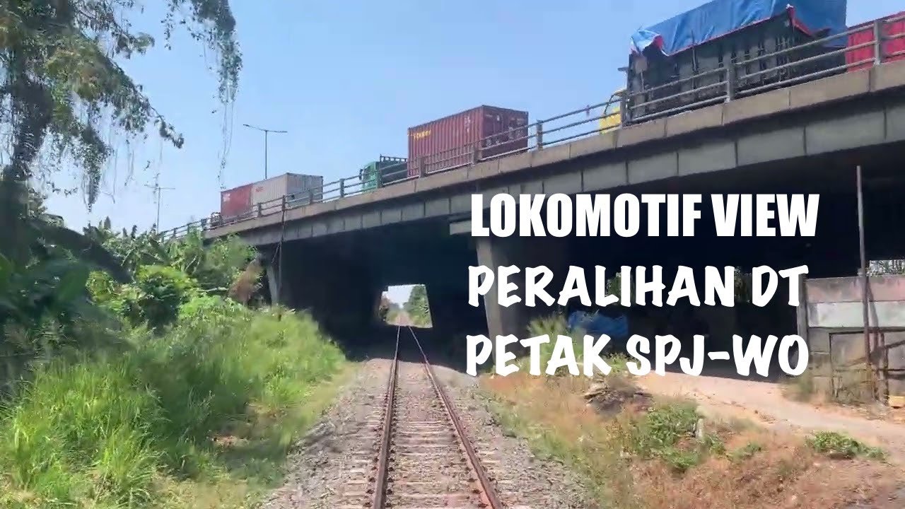 [LOKOMOTIF VIEW] Petak Peralihan Jalur Ganda Stasiun Sepanjang ke Wonokromo dari Kabin Masinis
