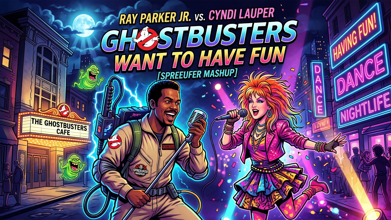 Ray Parker Jr. x Cyndi Lauper – Ghostbusters Want To Have Fun [Spreeufer Mashup]