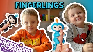 Что умеет обезьянка FINGERLINGS? Обзор необычной игрушки