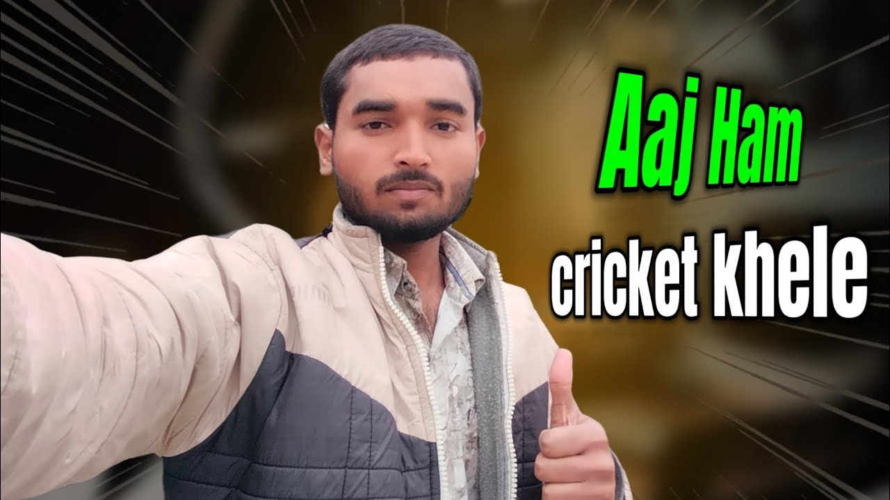 Aaj Ham cricket khelne gaye the 🏏🤩