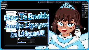 How To Enable Audio Lipsync In VNyan!!!