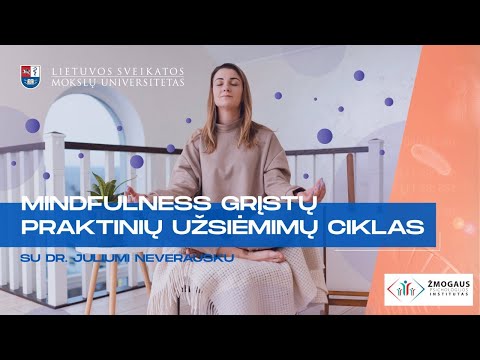 Mindfulness grįstų praktinių užsiėmimų ciklas 6/7