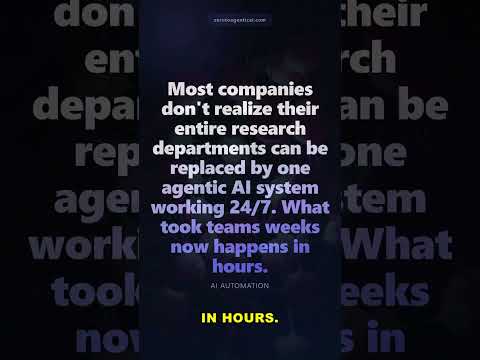 AI Agents Replace Entire Research Departments