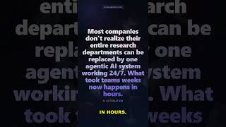 AI Agents Replace Entire Research Departments