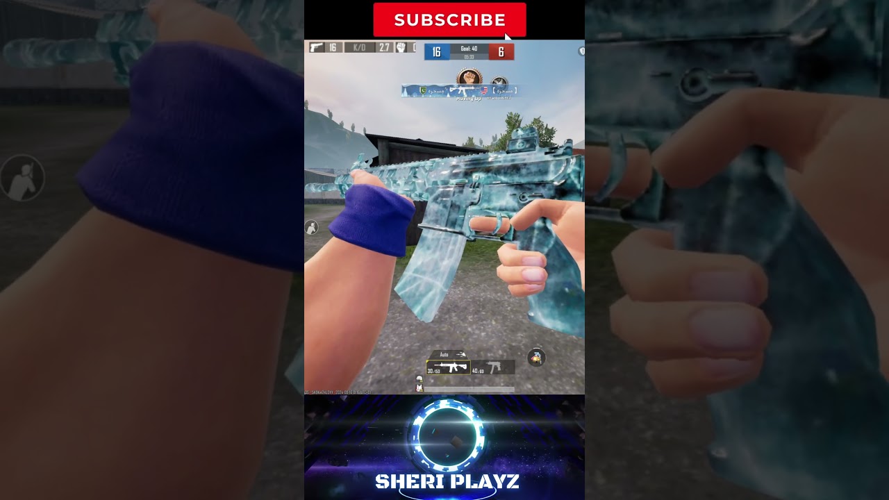 M416 Attitude PUBG Mobile #pubgmobile #pubg #bgmi #mobilegame #freefire #shorts #music #glacier