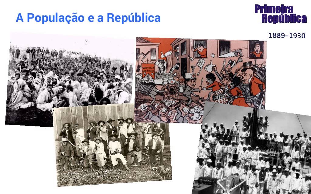 Resultado de imagem para revoltas na primeira republica