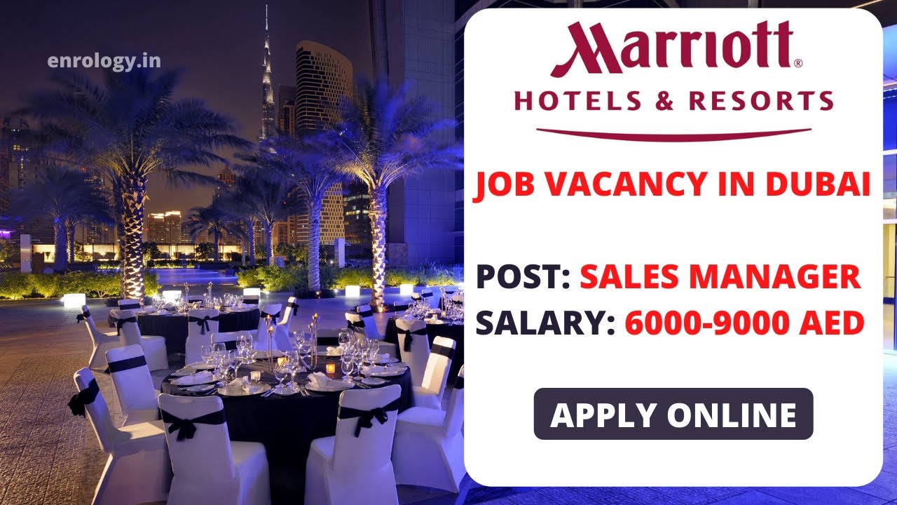 HOW TO APPLY ONLINE - Marriott Hotel Jobs in Dubai - Salary 6000-9000 ...