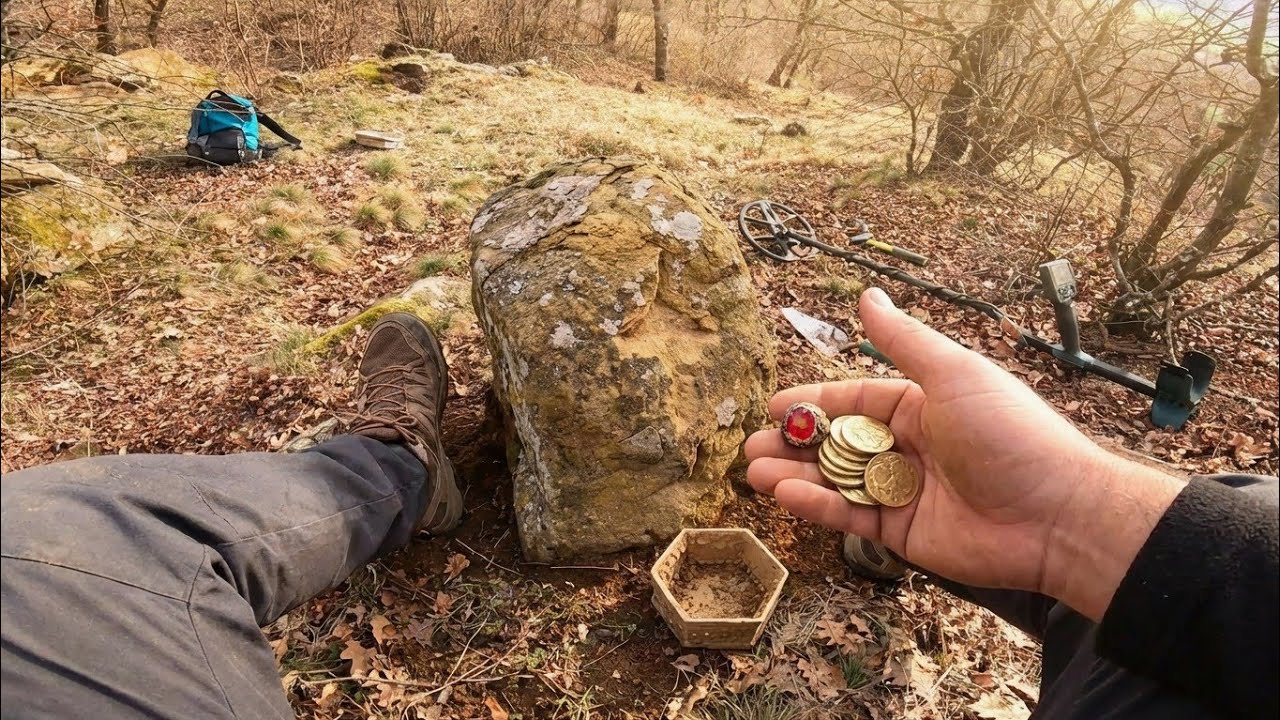 Haç İşaretli Kayanın Altından Defineyi Çıkarttım!!!