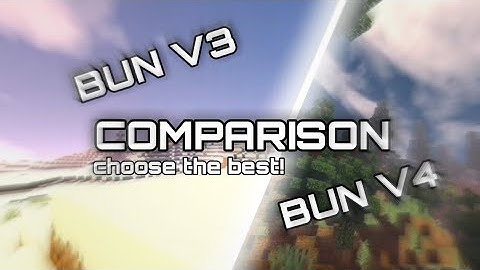 AESTHETIC SHADER || BUN V3 X BUN V4 ULTRA COMPARISON REVIEW🌌