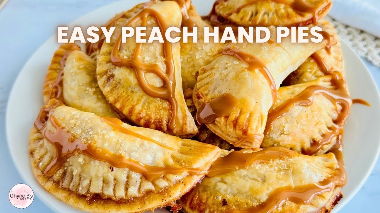 Easy Southern Peach Hand Pies Recipe - YouTube