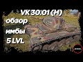 Обзор VK 30.01 (H). ИМБА в WOT на пути к E 100