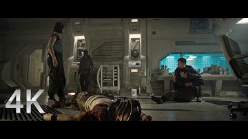 Facehugger in action - Alien: Romulus (2024) 4K