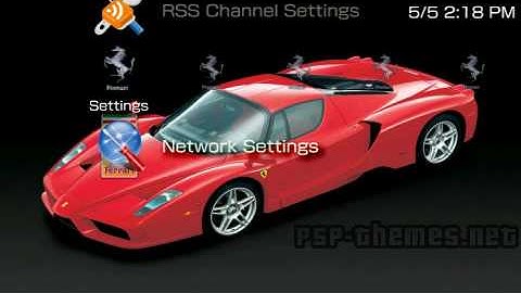 PSP Theme awsome ferrari_2 PSP-Themes.NET