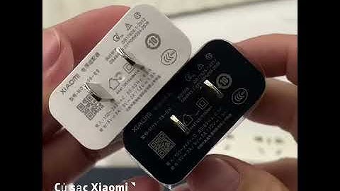 Củ sạc Xiaomi sạc nhanh Quick Charge 3.0 MDY-08-ES - Trắng , Đen