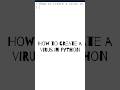 How to create a virus in python #shorts #python
