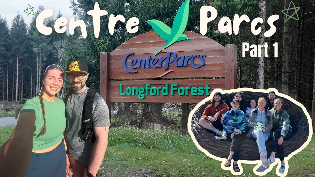 CENTRE PARCS LONGFORD FOREST 2025 | PART 1 | Dog-Friendly Lodge Tour, Mini Golf, & Bowling 🦔🚴🏻‍♀️🌳