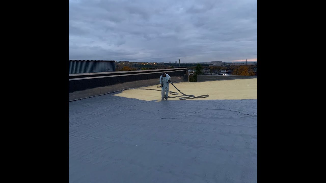 Утепление и гидроизоляция кровли - YouTube