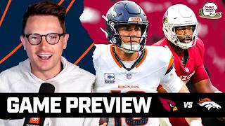 Can Cardinals SHUT DOWN Struggling Bo Nix? Will Broncos DOMINANT Defense Overwhelm Brissett?