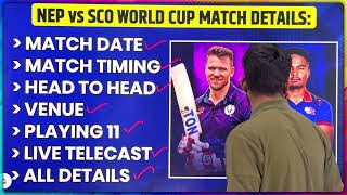 Nepal vs Scotland T20 World Cup 2026 | Nepal vs Scotland cricket live, Nepal Cricket Live Today screenshot 5