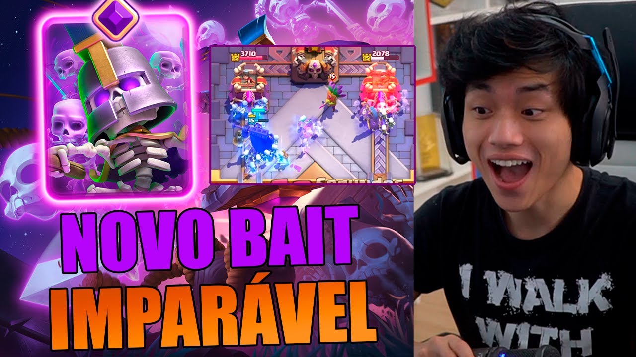 NOVO BAIT IMPARÁVEL COM EXÉRCITO EVOLUÍDO... CLASH ROYALE