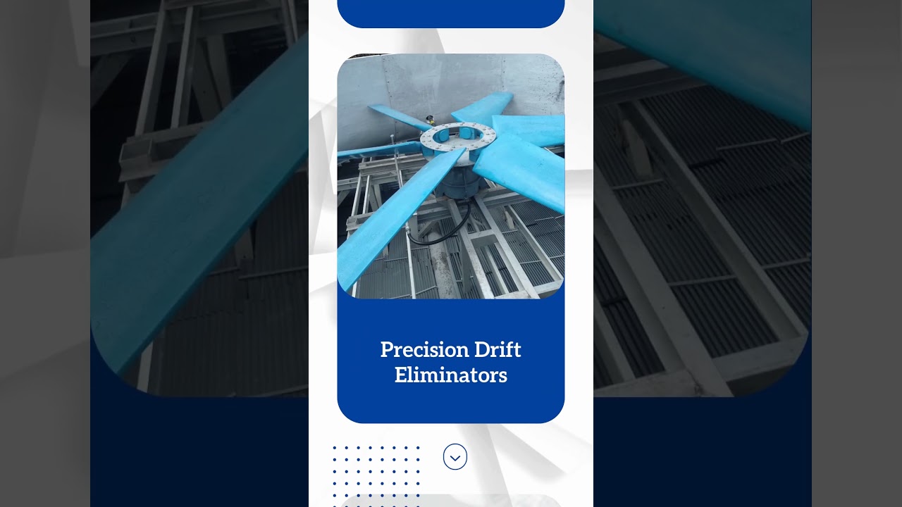 Peak cooling tower performance with Thermal parts! ⚙️ 