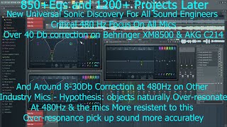 Major Sonic Discovery Universal Equalization Freq 480 Hz - 4 Years 850+ Eqs & 1200+ Projects Later screenshot 5