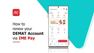 How to renew your DEMAT/Meroshare via IME Pay