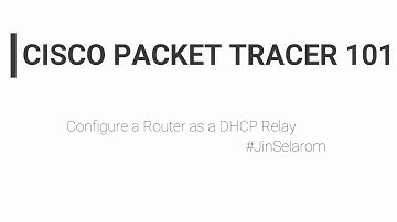 How to configure a Router as a DHCP Relay agent