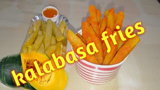 KALABASA FRIES.. mura na masustansya pa perpect pang miryenda sa mga bata.😋👍