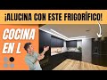 Cocina Negra Mate y Dekton Vera MODERNA EN L CJR