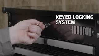 Carrinho de ferramentas Ironton de 30 pol com 4 gavetas 33 7 8 pol C x 17 5 8 po