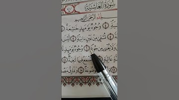 ا#اكسبلور #المصحف #لايك سورة الغاشية
