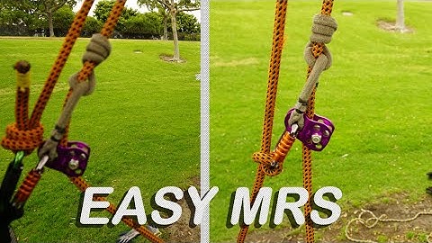 MRS Tree Climbing, Self Tending Closed Hitch System