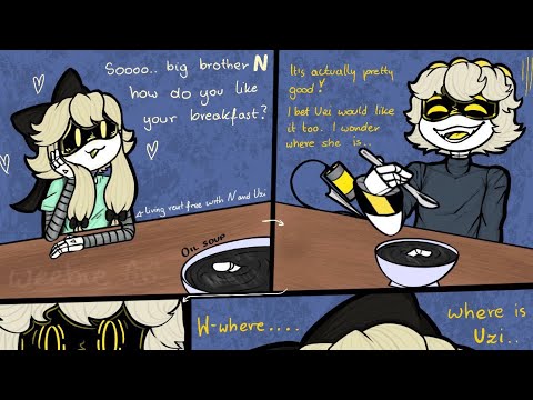 “An unexpected meal🤔” MURDER DRONES | comic dub RETRO style animation