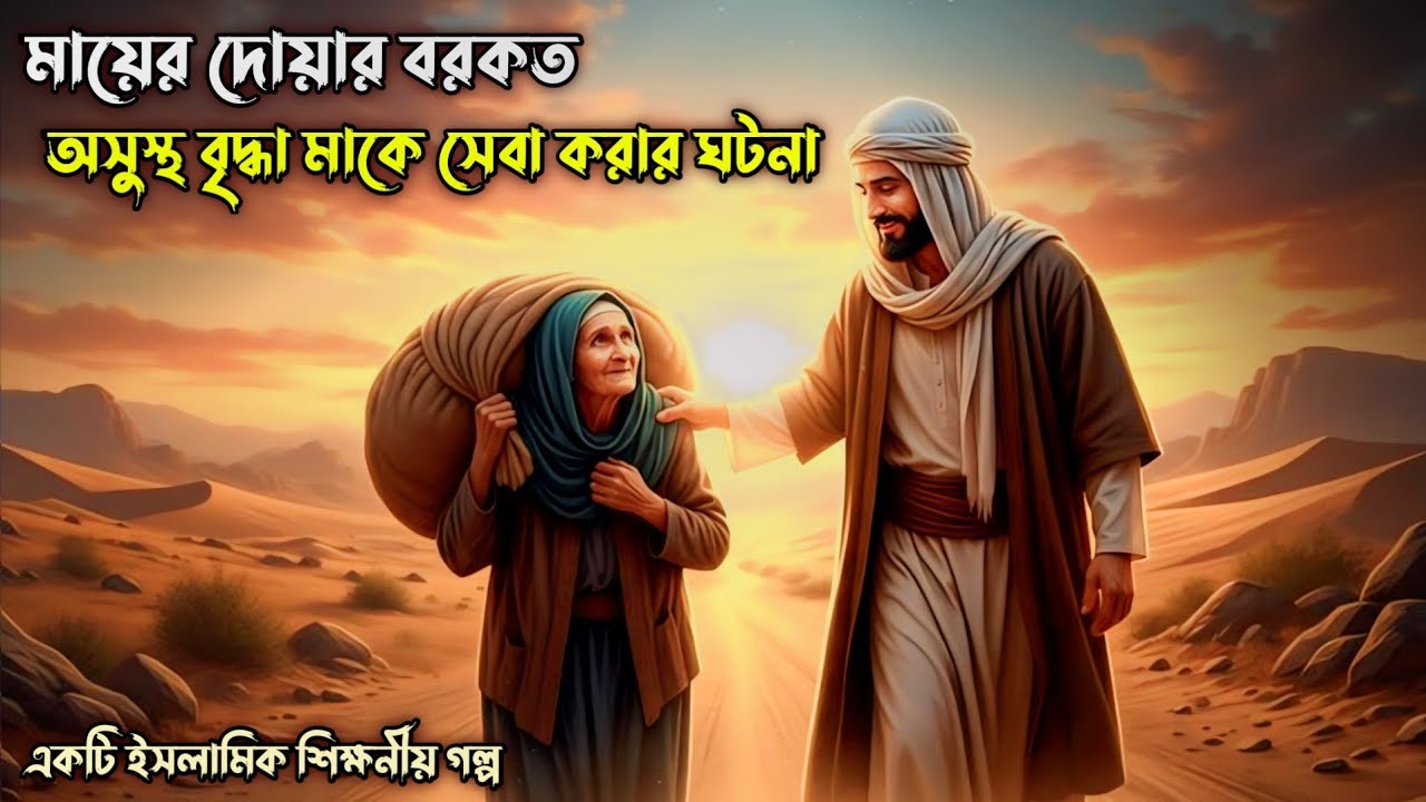 মায়ের দোয়ায় বদলে গেল জীবন | অসুস্থ মায়ের সেবার শিক্ষণীয় গল্প | Bismillah voice 