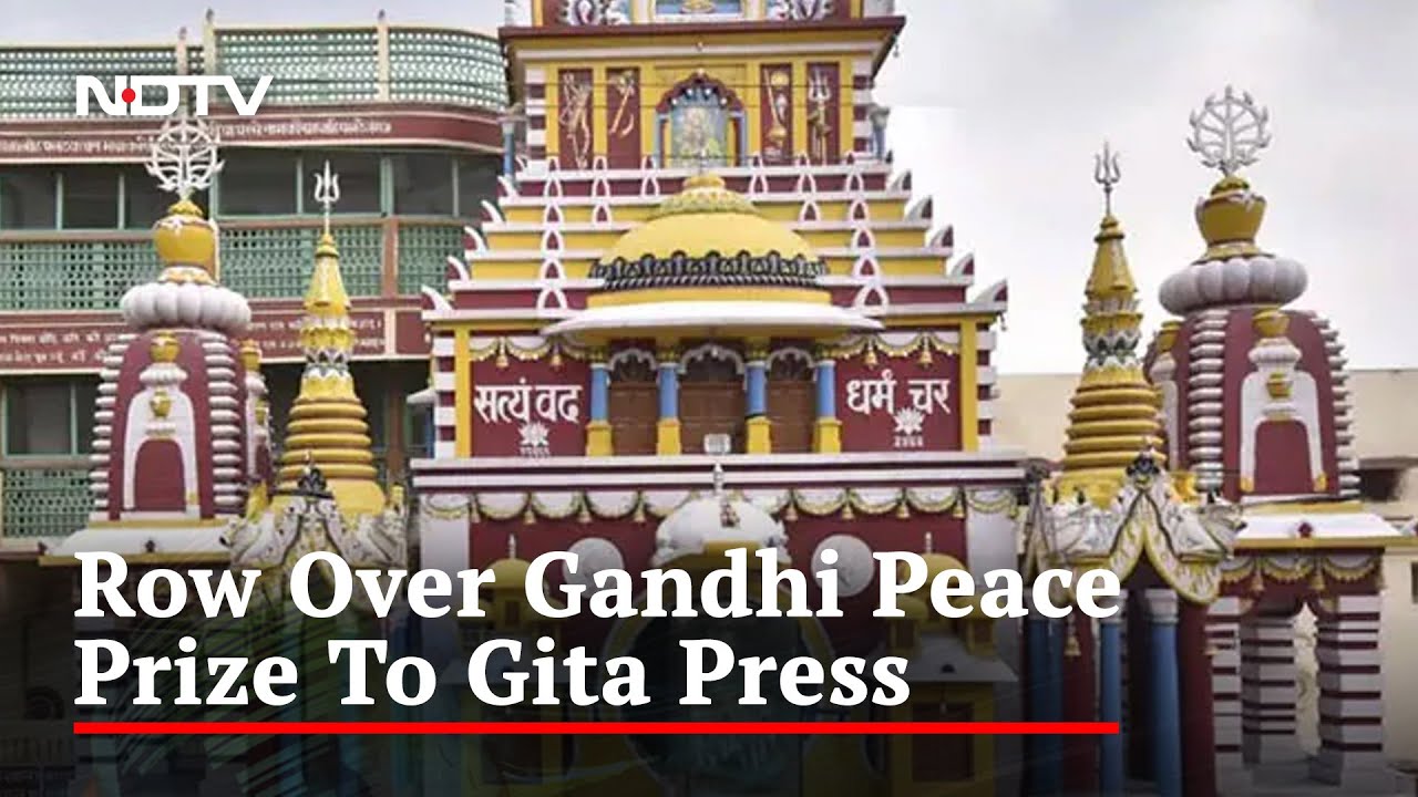 Gita Press Awarded Gandhi Peace Prize. Congress Says "Like Rewarding..."