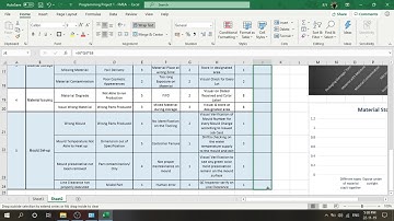 Performing FMEA In Excel with Bar Chart