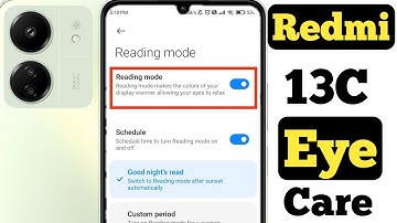 How to enable reading mode in Redmi 13C || Redmi 13C me reading mode kaise enable kare ||