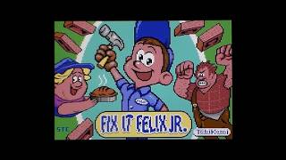 Fix It Felix Jr On Commodore 64 (Homebrew 2020)