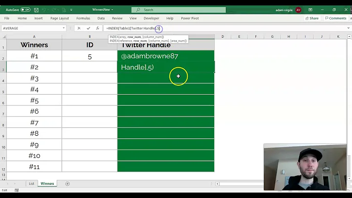 Learn How to Randomize Contest Winners in Excel