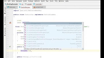 JavaFX Tutorial - Data Binding