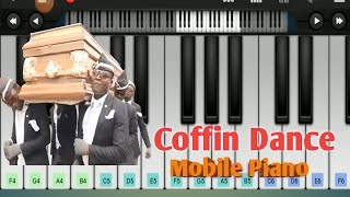 How to play Coffin Dance meme song on mobile piano || Perfect piano app tutorial || VVK Keyworld screenshot 1