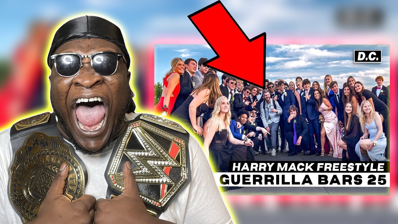 RAPPER REACTS TO | Harry Mack's Prom Night in DC | Guerrilla Bars 25 (REACTION)