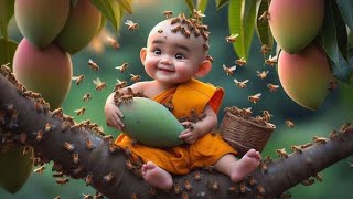 so cute 🥰💕 monk video💖||cute baby monk #monk#cute #littlemonk#youtubeshorts #trendingshorts #viral