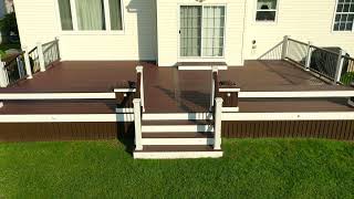 Low to ground deck with no railings