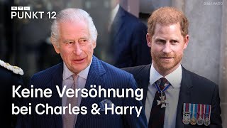 Prinz Harry in London ohne Treffen mit König Charles! | Royal Talk bei „Punkt 12“